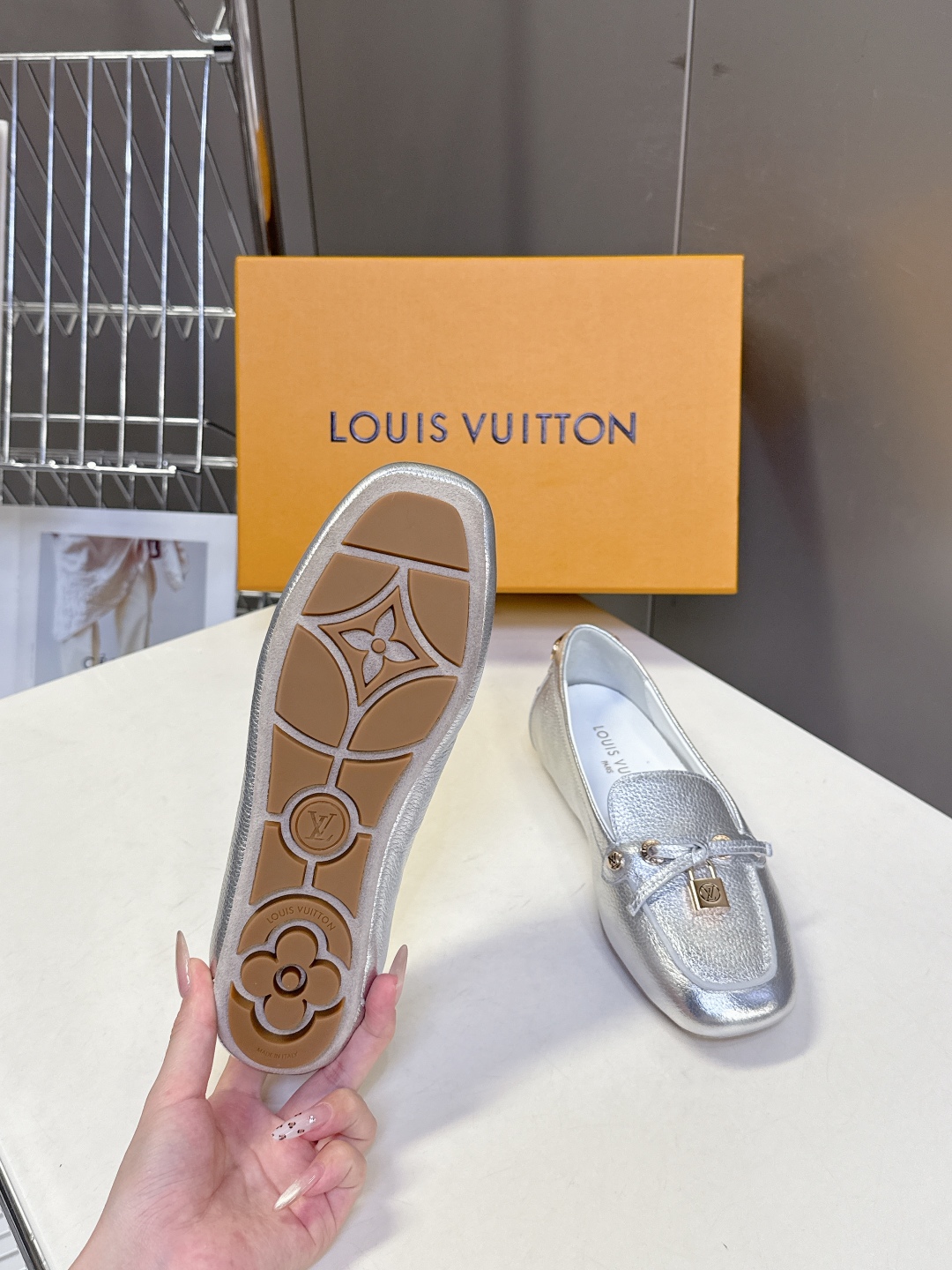  驴牌LouisVuitton路易威登秋冬新款 豆豆鞋 薄底鞋                     
