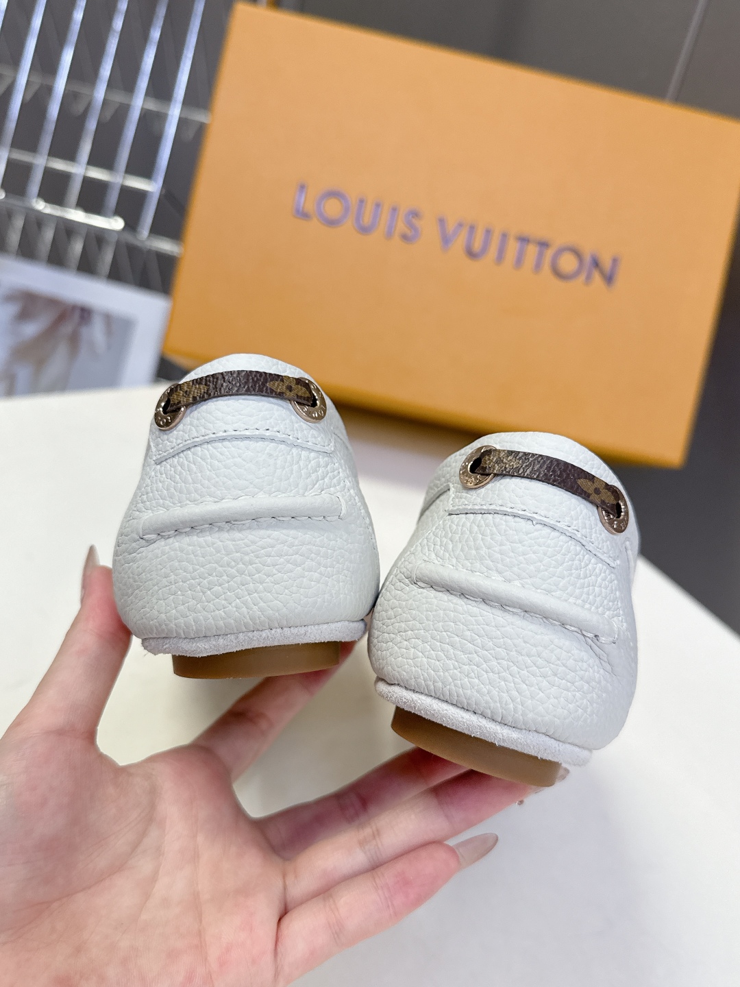  驴牌LouisVuitton路易威登秋冬新款 豆豆鞋 薄底鞋                     