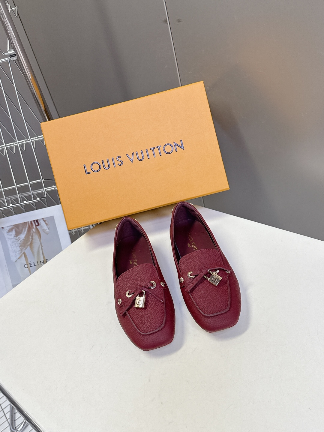  驴牌LouisVuitton路易威登秋冬新款 豆豆鞋 薄底鞋                     