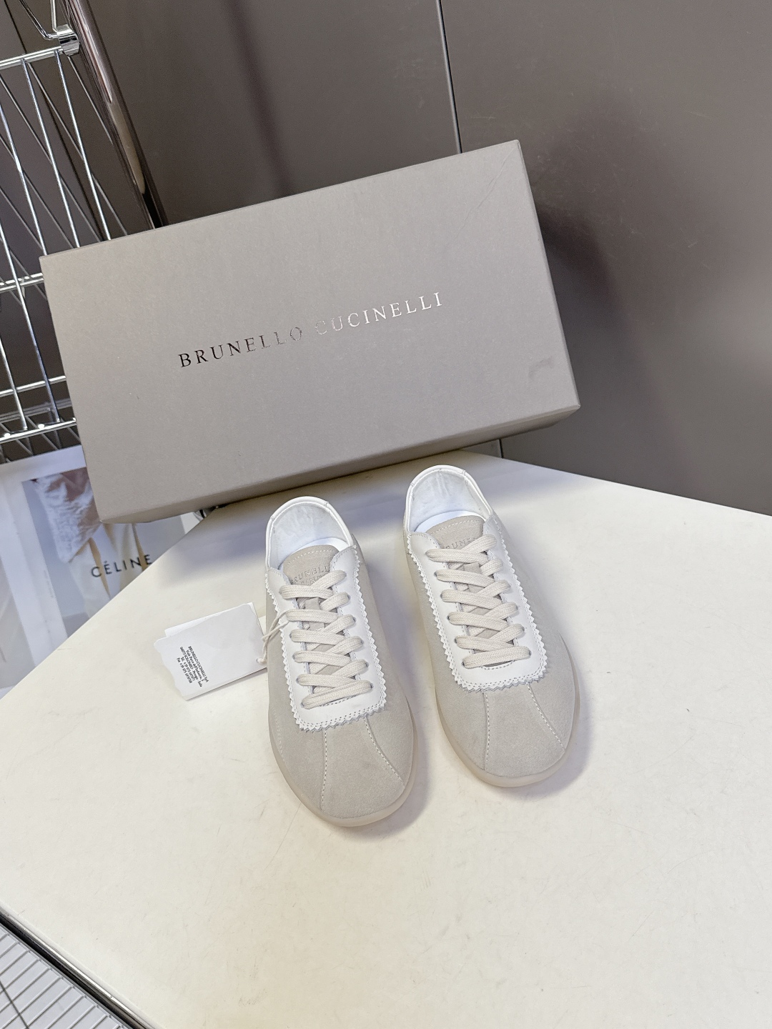  Brunello Cucinelli秋冬最新情侣款 德训鞋 薄底鞋
 超多明星网红种草 老钱风首选BC