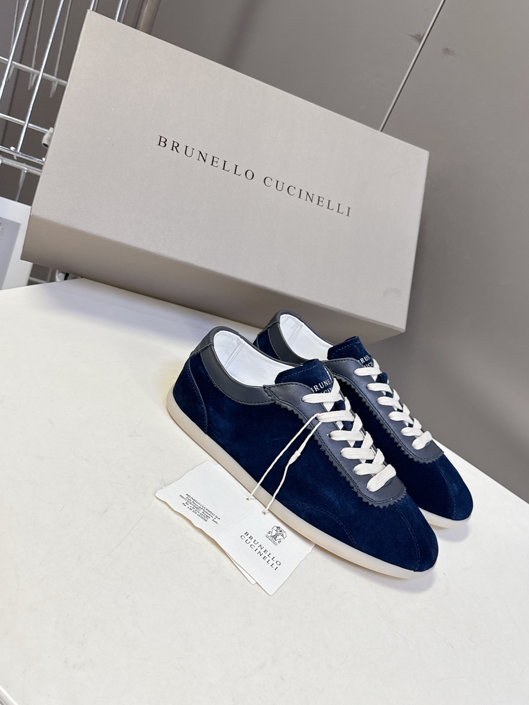  Brunello Cucinelli秋冬最新情侣款 德训鞋 薄底鞋
 超多明星网红种草 老钱风首选BC