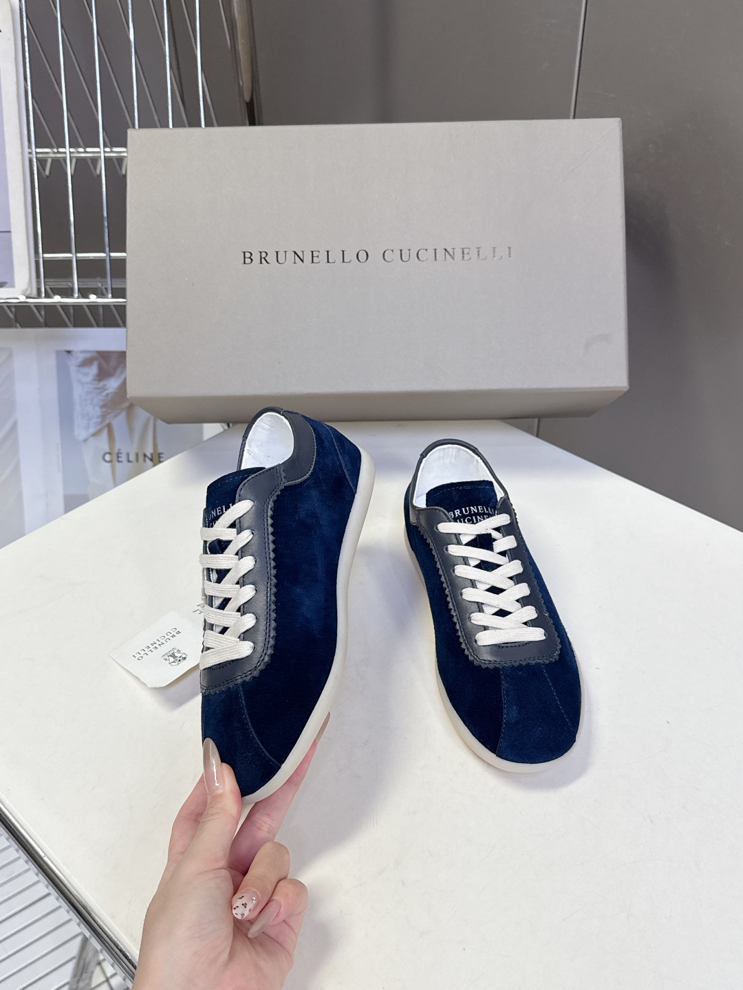  Brunello Cucinelli秋冬最新情侣款 德训鞋 薄底鞋
 超多明星网红种草 老钱风首选BC