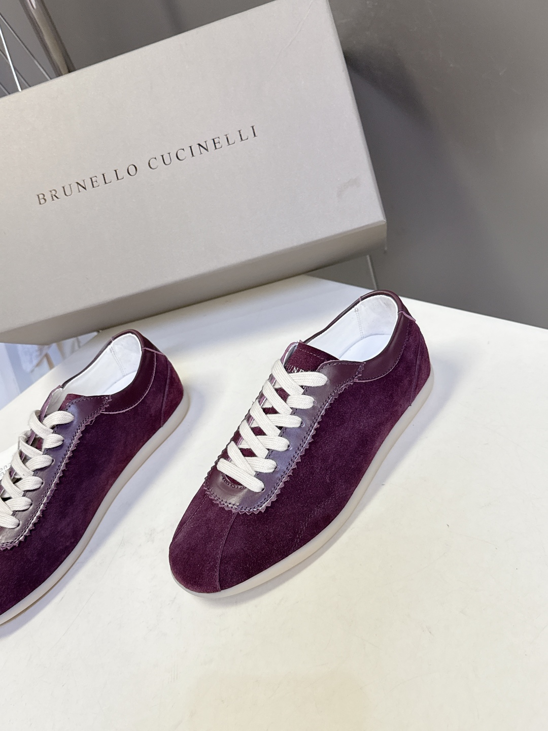  Brunello Cucinelli秋冬最新情侣款 德训鞋 薄底鞋
 超多明星网红种草 老钱风首选BC