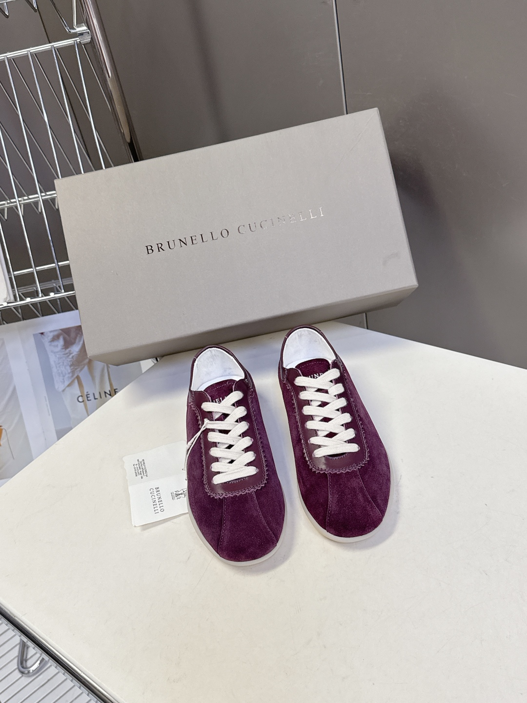  Brunello Cucinelli秋冬最新情侣款 德训鞋 薄底鞋
 超多明星网红种草 老钱风首选BC