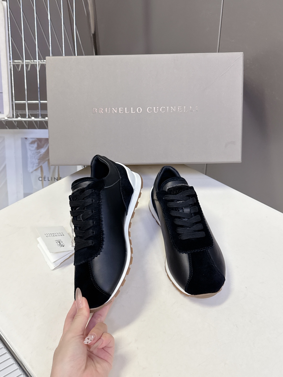  Brunello Cucinelli秋冬最新情侣款 德训鞋 薄底鞋
 超多明星网红种草 老钱风首选BC