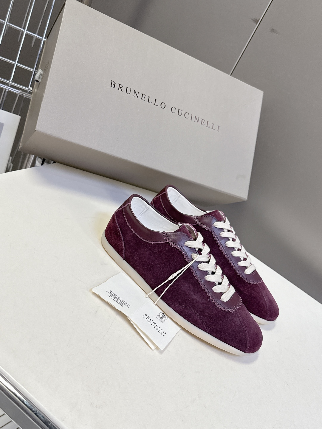  Brunello Cucinelli秋冬最新情侣款 德训鞋 薄底鞋
 超多明星网红种草 老钱风首选BC