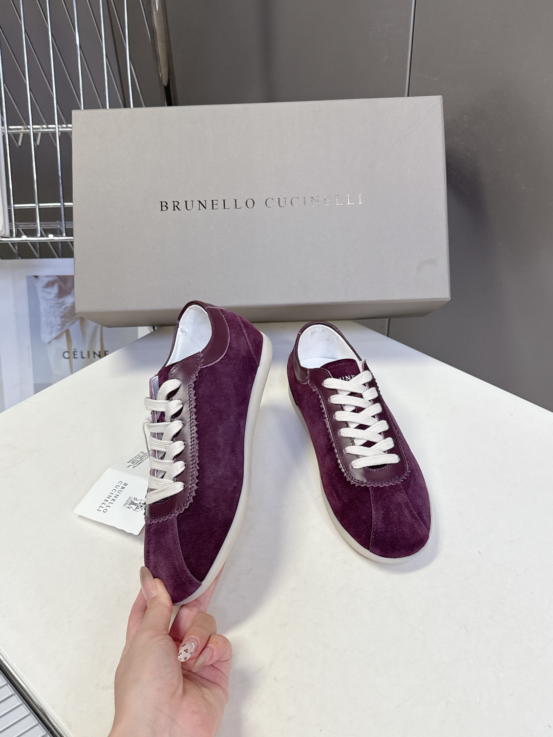  Brunello Cucinelli秋冬最新情侣款 德训鞋 薄底鞋
 超多明星网红种草 老钱风首选BC