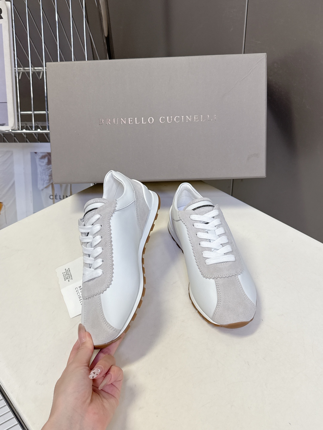  Brunello Cucinelli秋冬最新情侣款 德训鞋 薄底鞋
 超多明星网红种草 老钱风首选BC