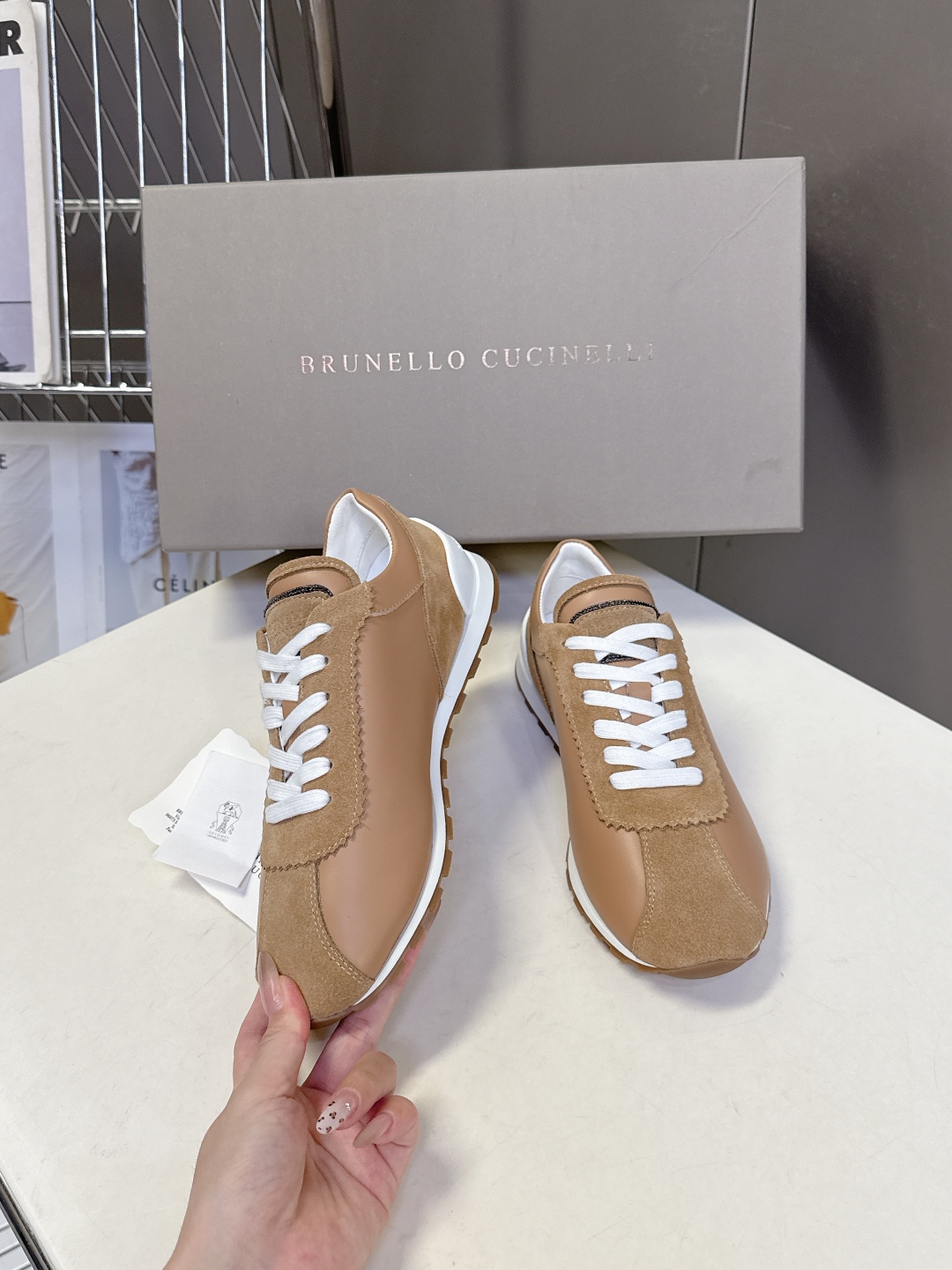  Brunello Cucinelli秋冬最新情侣款 德训鞋 薄底鞋
 超多明星网红种草 老钱风首选BC
