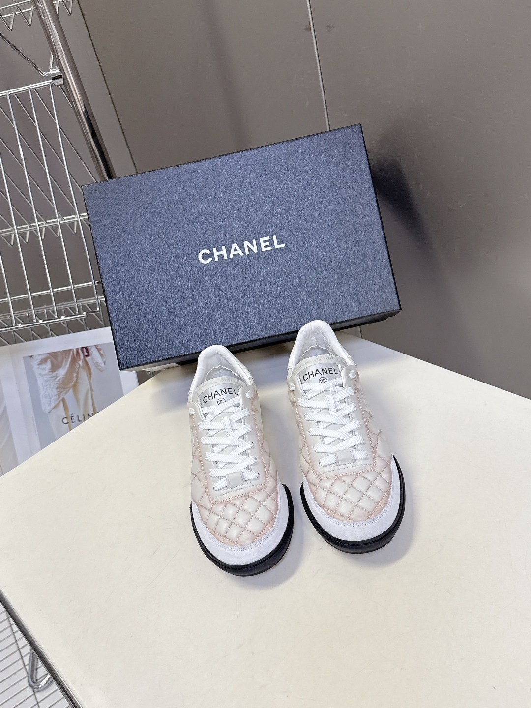  CHANEL香奈儿菱格纹棒球鞋 网球鞋 休闲 运动鞋
原版购入开发 做货 小香最新隐藏款网球鞋软菱格纹