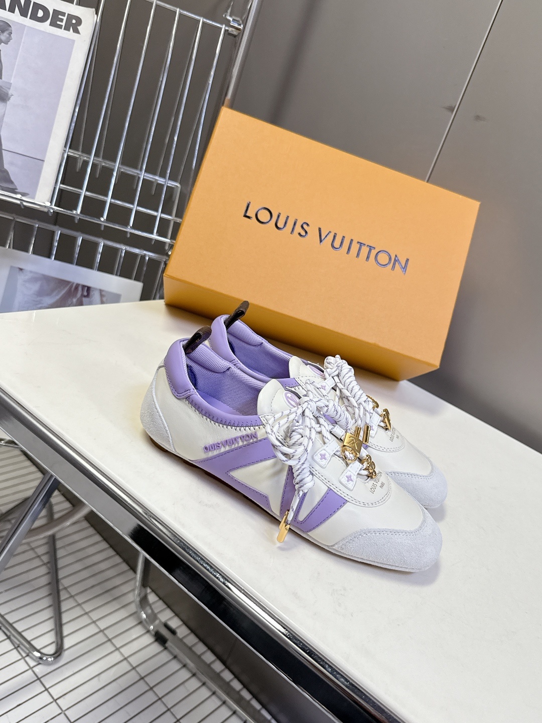 五金扣➕20 Louis Vuitton路易威登驴牌春夏Sneakerina系列 芭蕾运动鞋 德训鞋