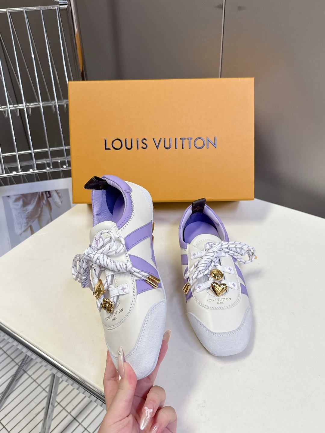 五金扣➕20 Louis Vuitton路易威登驴牌春夏Sneakerina系列 芭蕾运动鞋 德训鞋