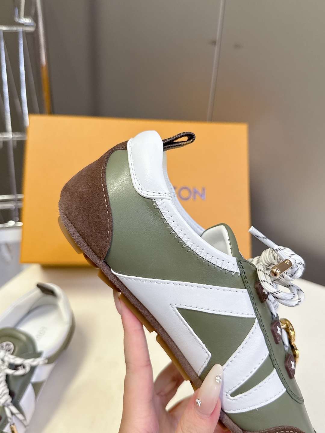 五金扣➕20 Louis Vuitton路易威登驴牌春夏Sneakerina系列 芭蕾运动鞋 德训鞋