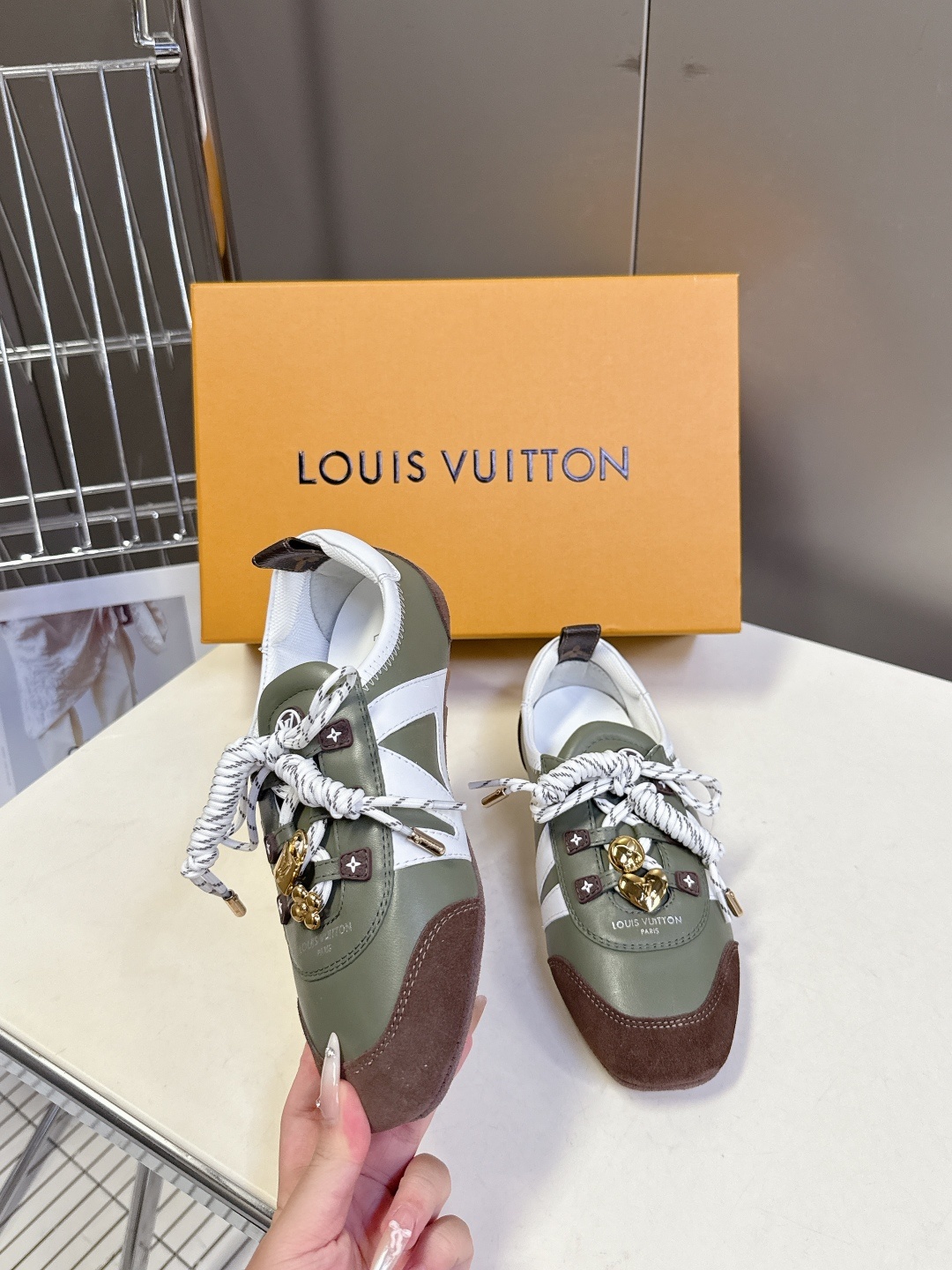 五金扣➕20 Louis Vuitton路易威登驴牌春夏Sneakerina系列 芭蕾运动鞋 德训鞋