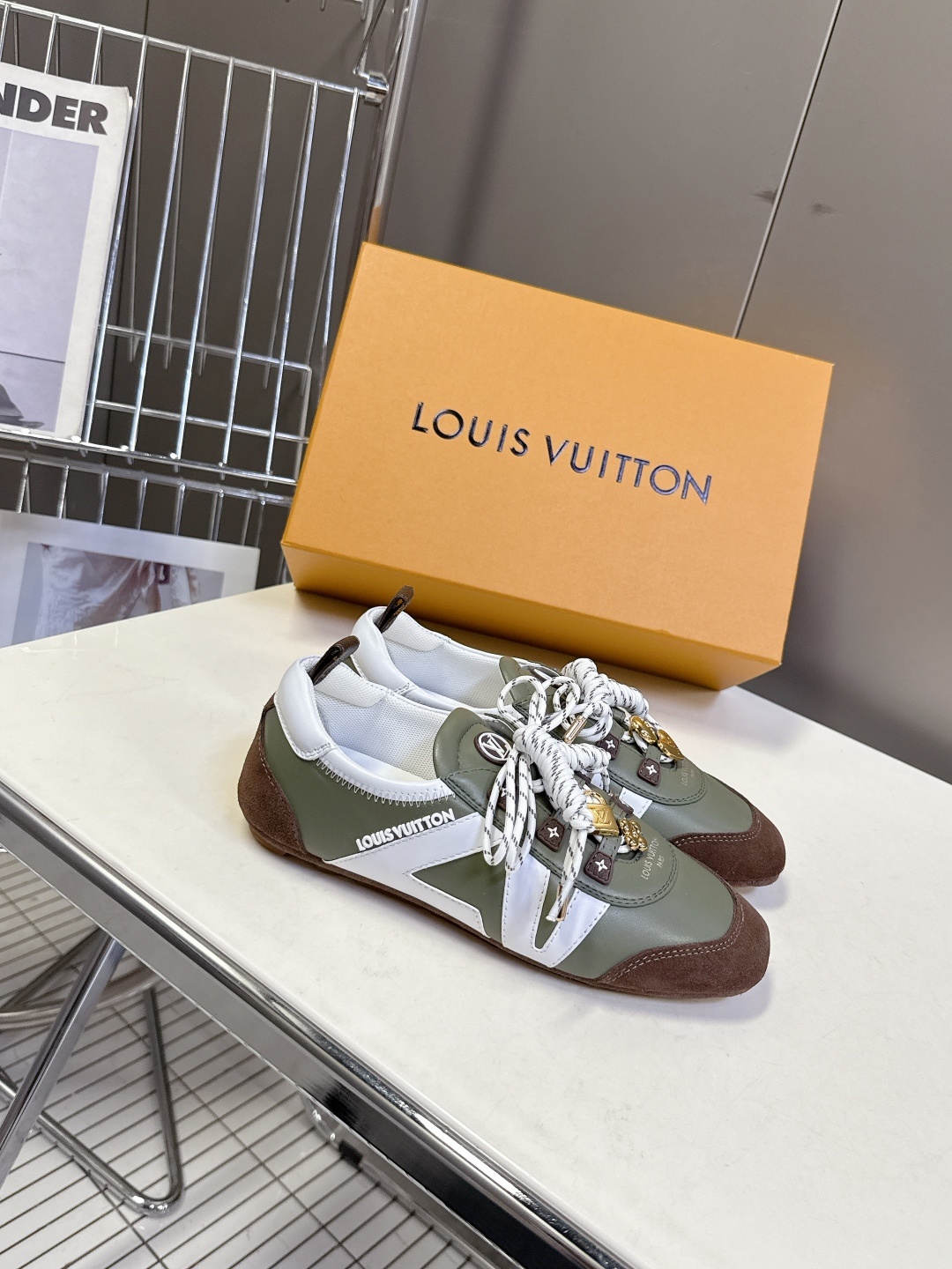 五金扣➕20 Louis Vuitton路易威登驴牌春夏Sneakerina系列 芭蕾运动鞋 德训鞋