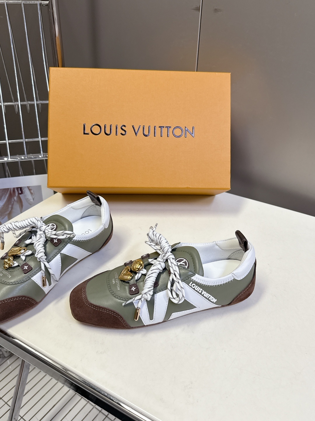 五金扣➕20 Louis Vuitton路易威登驴牌春夏Sneakerina系列 芭蕾运动鞋 德训鞋
