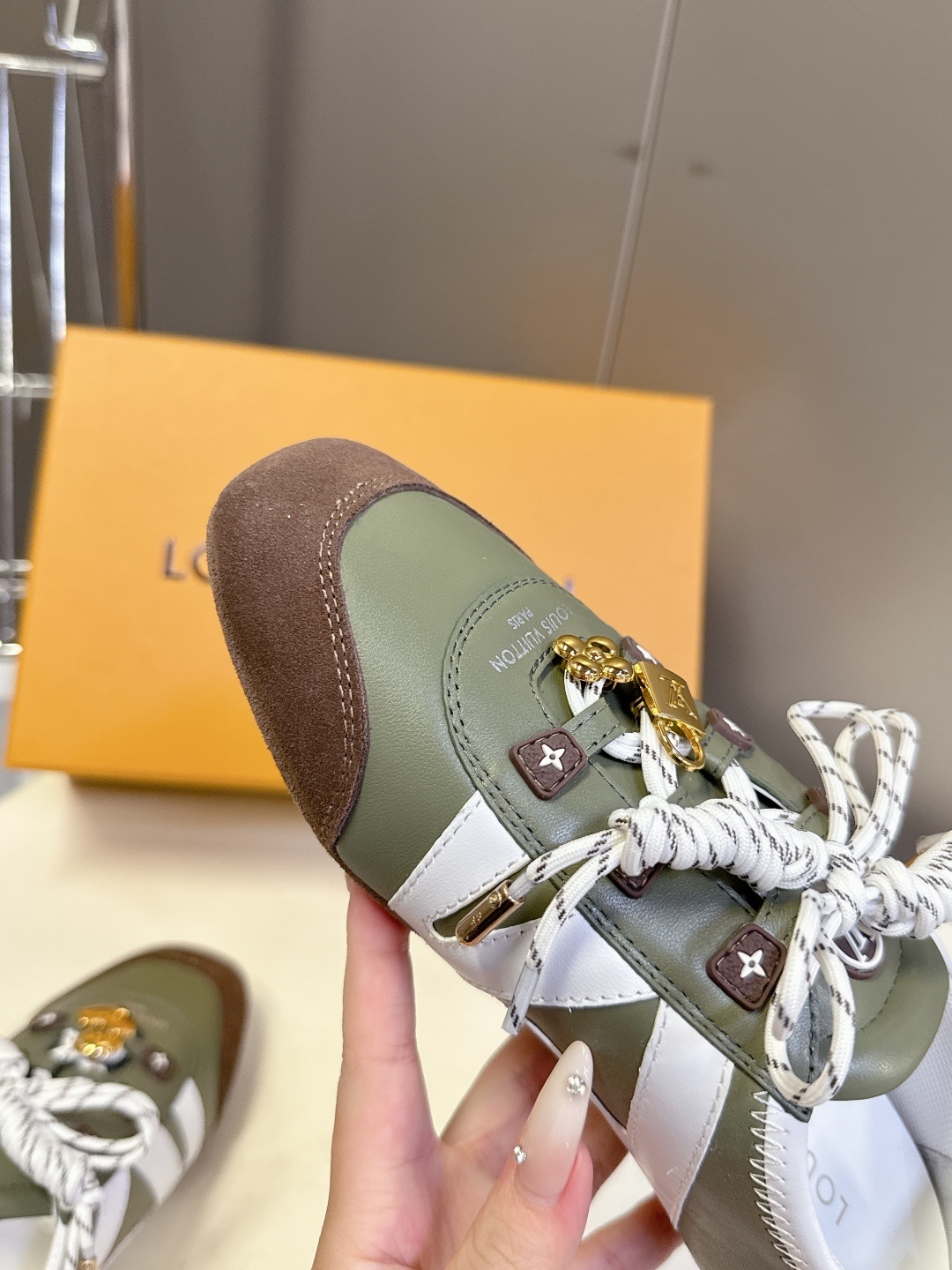 五金扣➕20 Louis Vuitton路易威登驴牌春夏Sneakerina系列 芭蕾运动鞋 德训鞋
