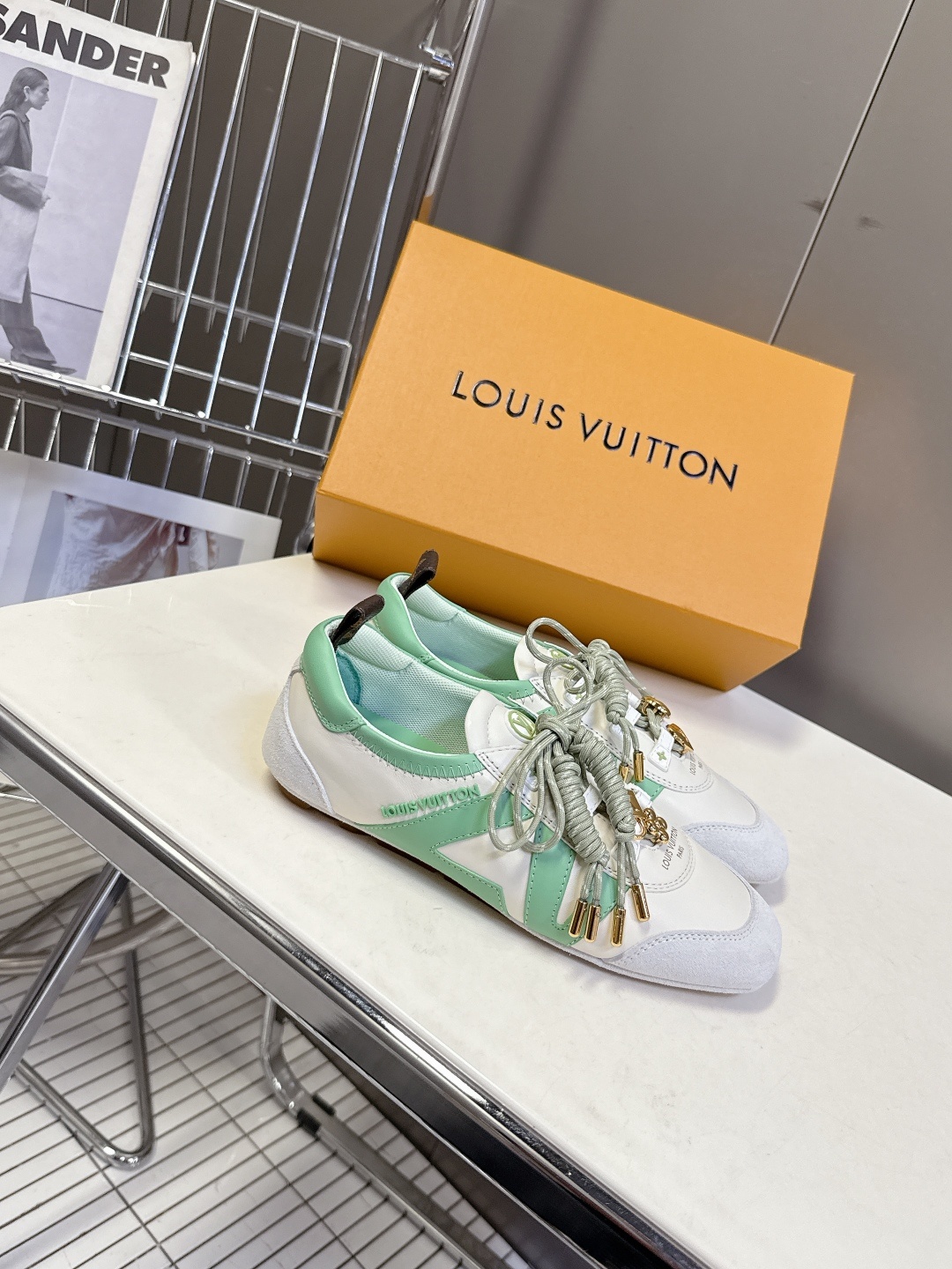 五金扣➕20 Louis Vuitton路易威登驴牌春夏Sneakerina系列 芭蕾运动鞋 德训鞋