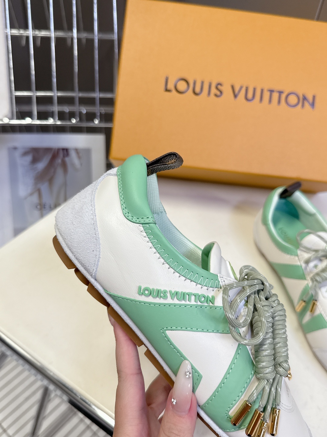 五金扣➕20 Louis Vuitton路易威登驴牌春夏Sneakerina系列 芭蕾运动鞋 德训鞋