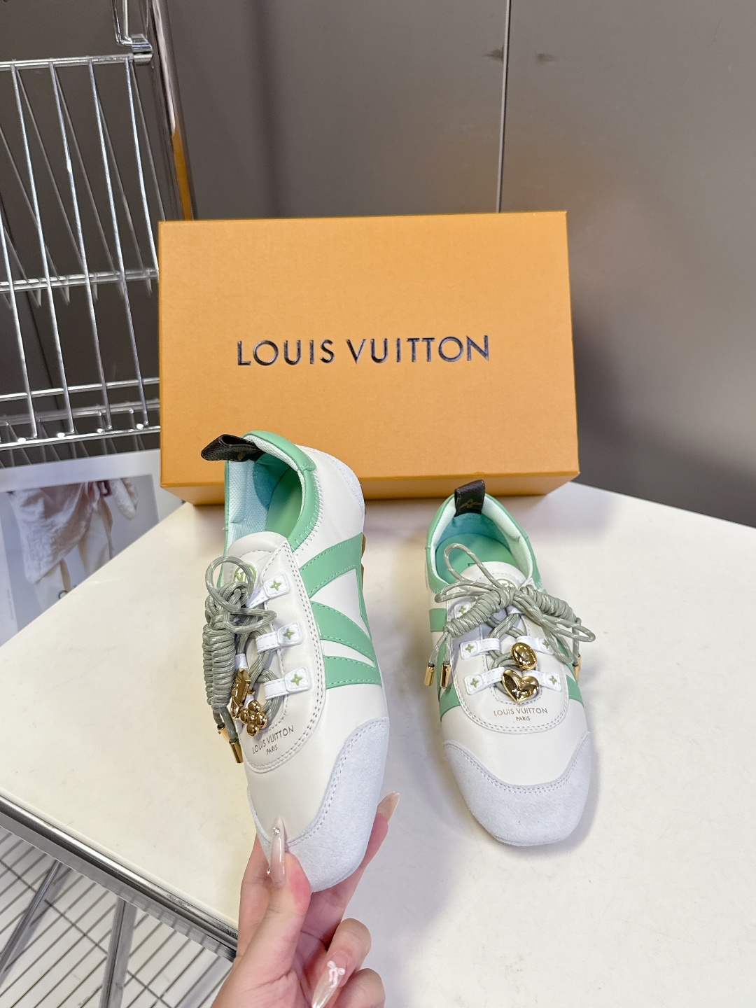 五金扣➕20 Louis Vuitton路易威登驴牌春夏Sneakerina系列 芭蕾运动鞋 德训鞋