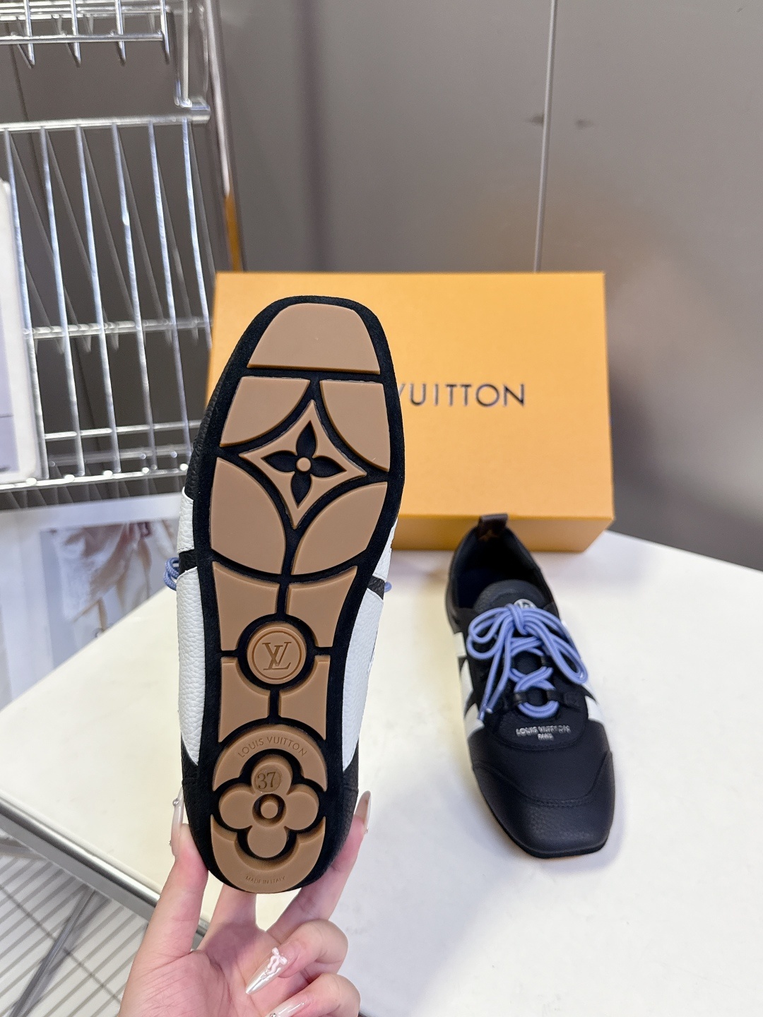 Louis Vuitton路易威登驴牌春夏Sneakerina系列 芭蕾运动鞋 德训鞋 平底鞋 原版三