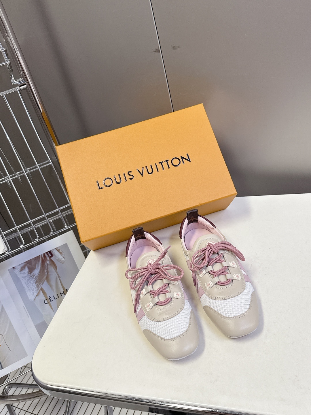 Louis Vuitton路易威登驴牌春夏Sneakerina系列 芭蕾运动鞋 德训鞋 平底鞋 原版三