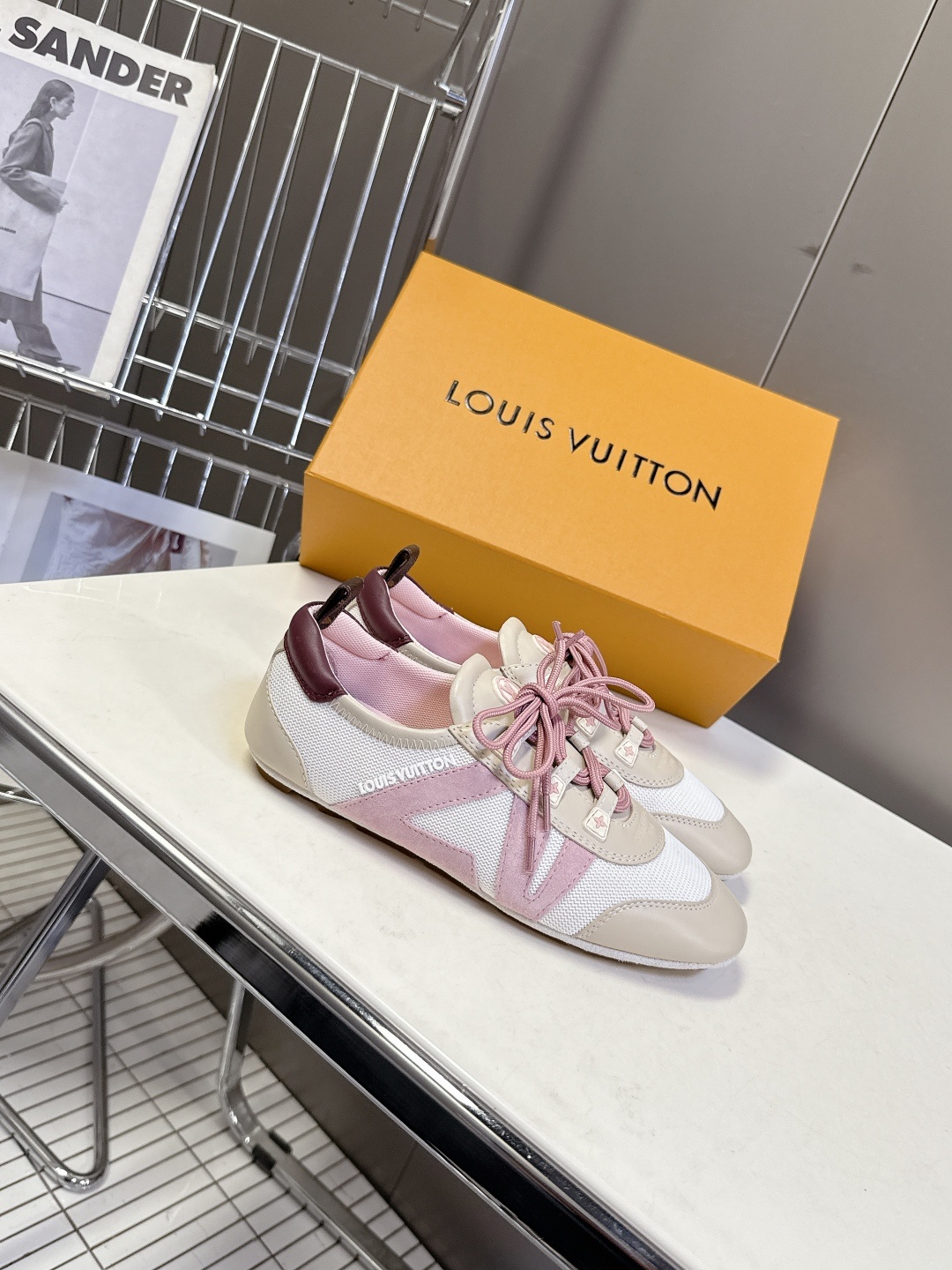 Louis Vuitton路易威登驴牌春夏Sneakerina系列 芭蕾运动鞋 德训鞋 平底鞋 原版三