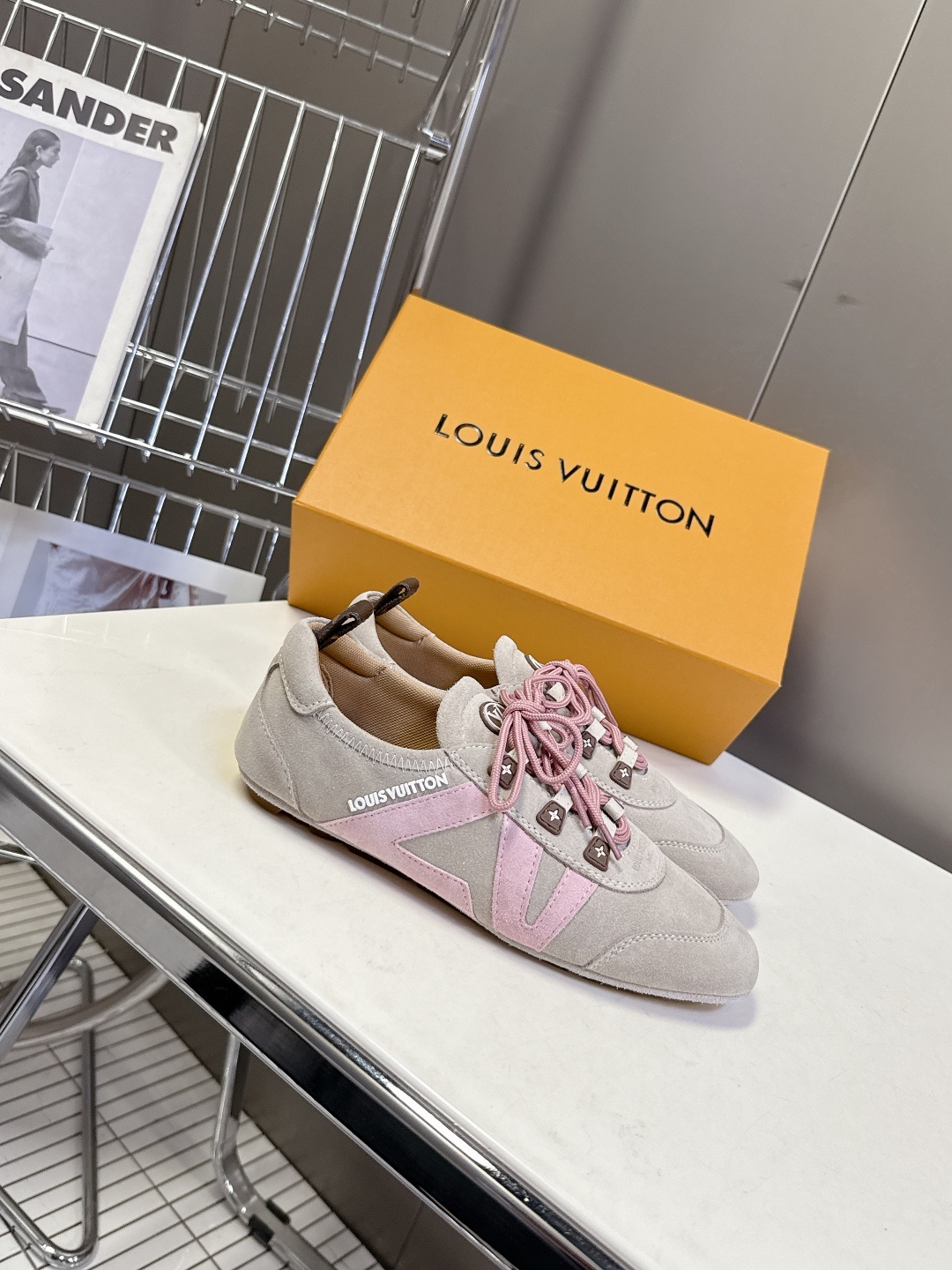 Louis Vuitton路易威登驴牌春夏Sneakerina系列 芭蕾运动鞋 德训鞋 平底鞋 原版三