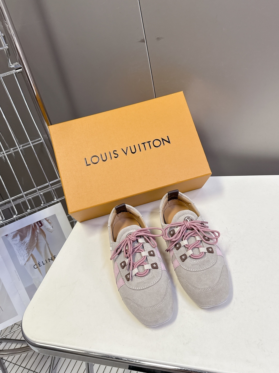 Louis Vuitton路易威登驴牌春夏Sneakerina系列 芭蕾运动鞋 德训鞋 平底鞋 原版三