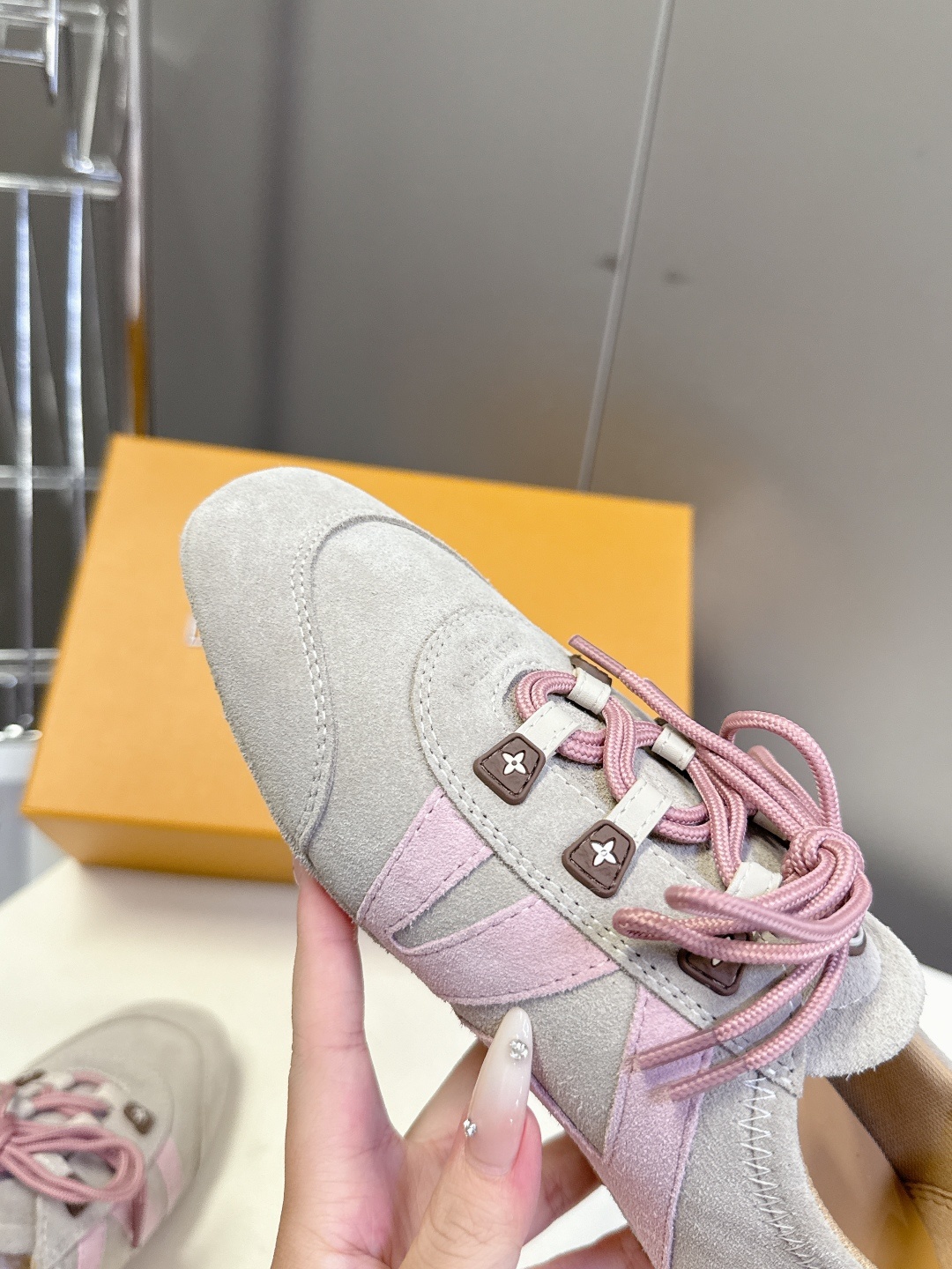 Louis Vuitton路易威登驴牌春夏Sneakerina系列 芭蕾运动鞋 德训鞋 平底鞋 原版三