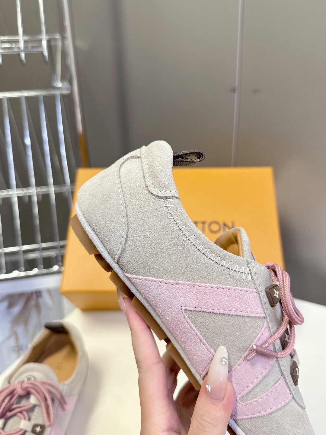 Louis Vuitton路易威登驴牌春夏Sneakerina系列 芭蕾运动鞋 德训鞋 平底鞋 原版三