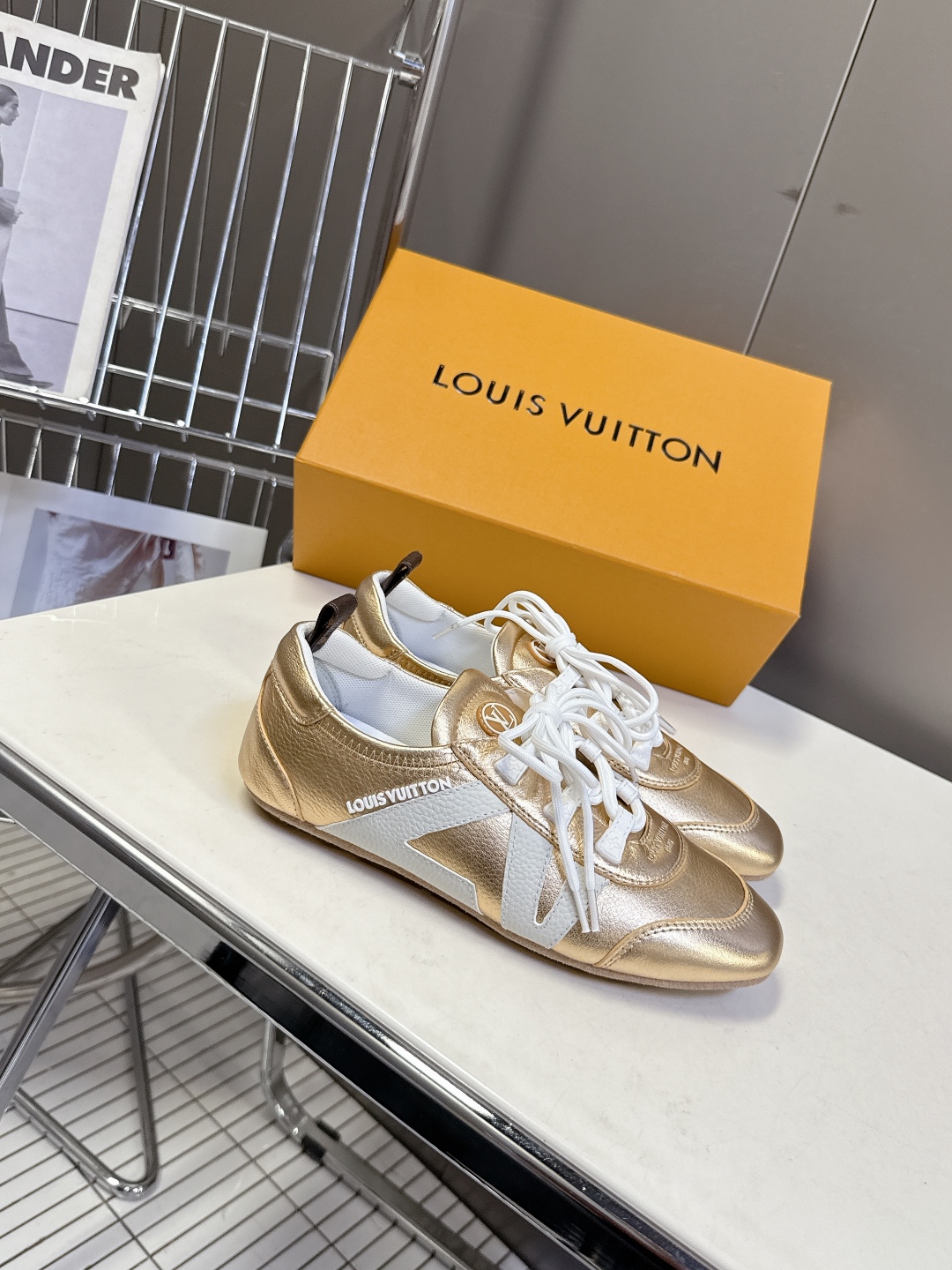  Louis Vuitton路易威登驴牌春夏Sneakerina系列 芭蕾运动鞋 德训鞋 平底鞋 原版三