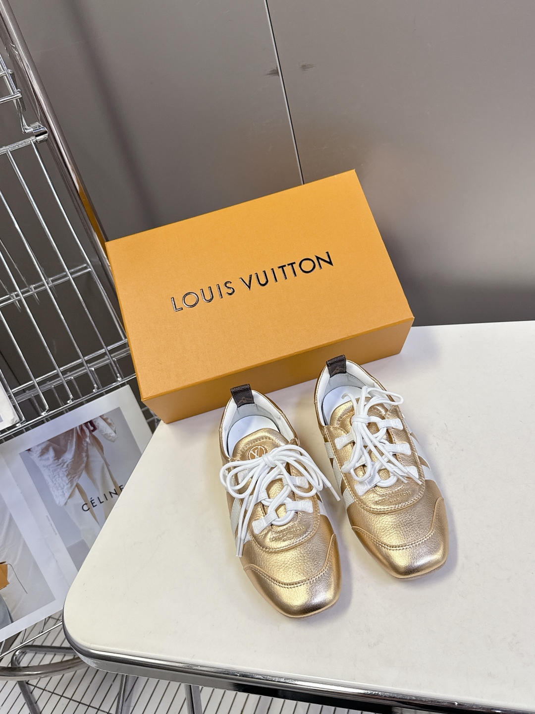  Louis Vuitton路易威登驴牌春夏Sneakerina系列 芭蕾运动鞋 德训鞋 平底鞋 原版三