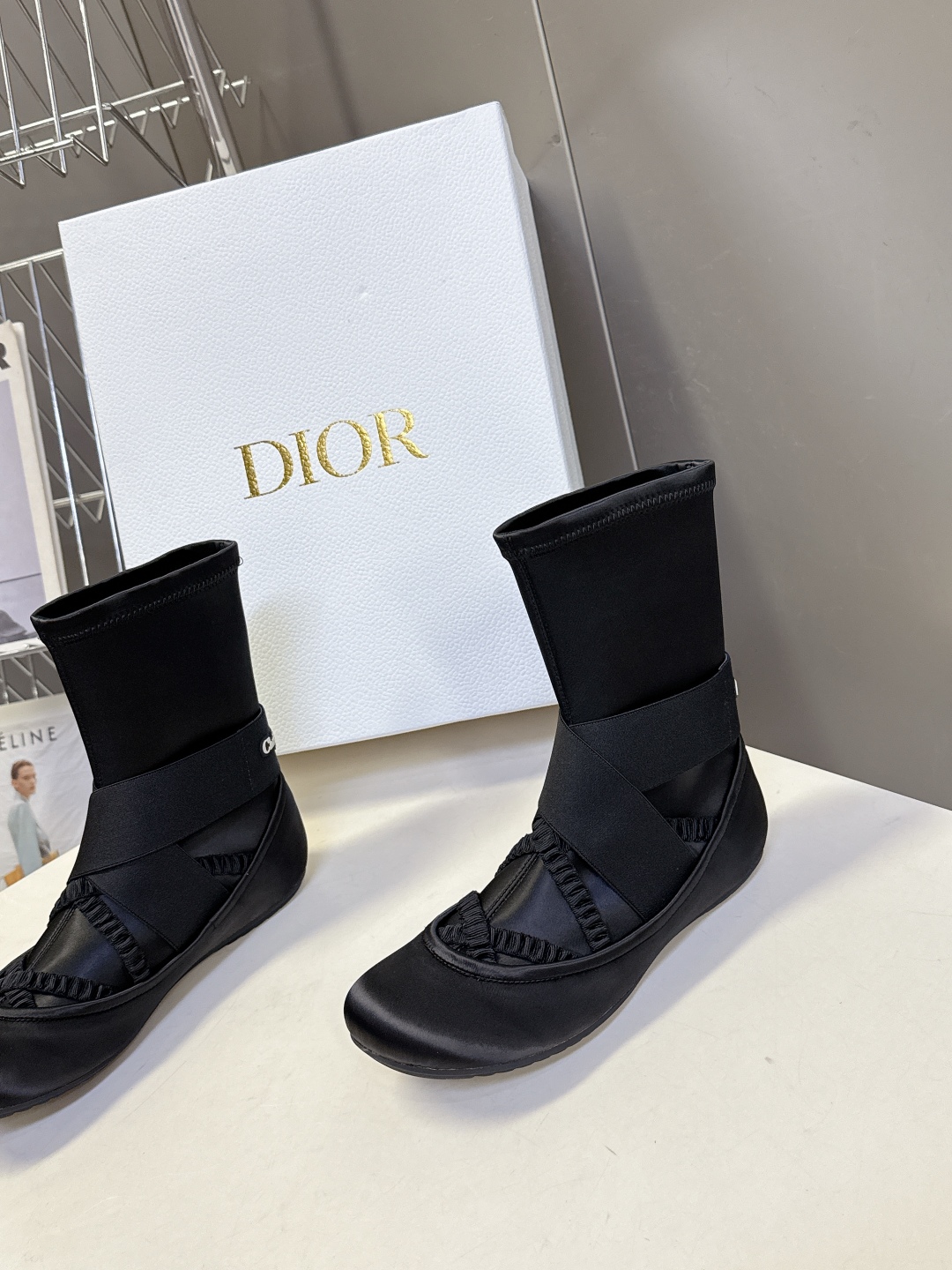  Dior迪奥2025秋冬最新款 芭蕾舞靴                               