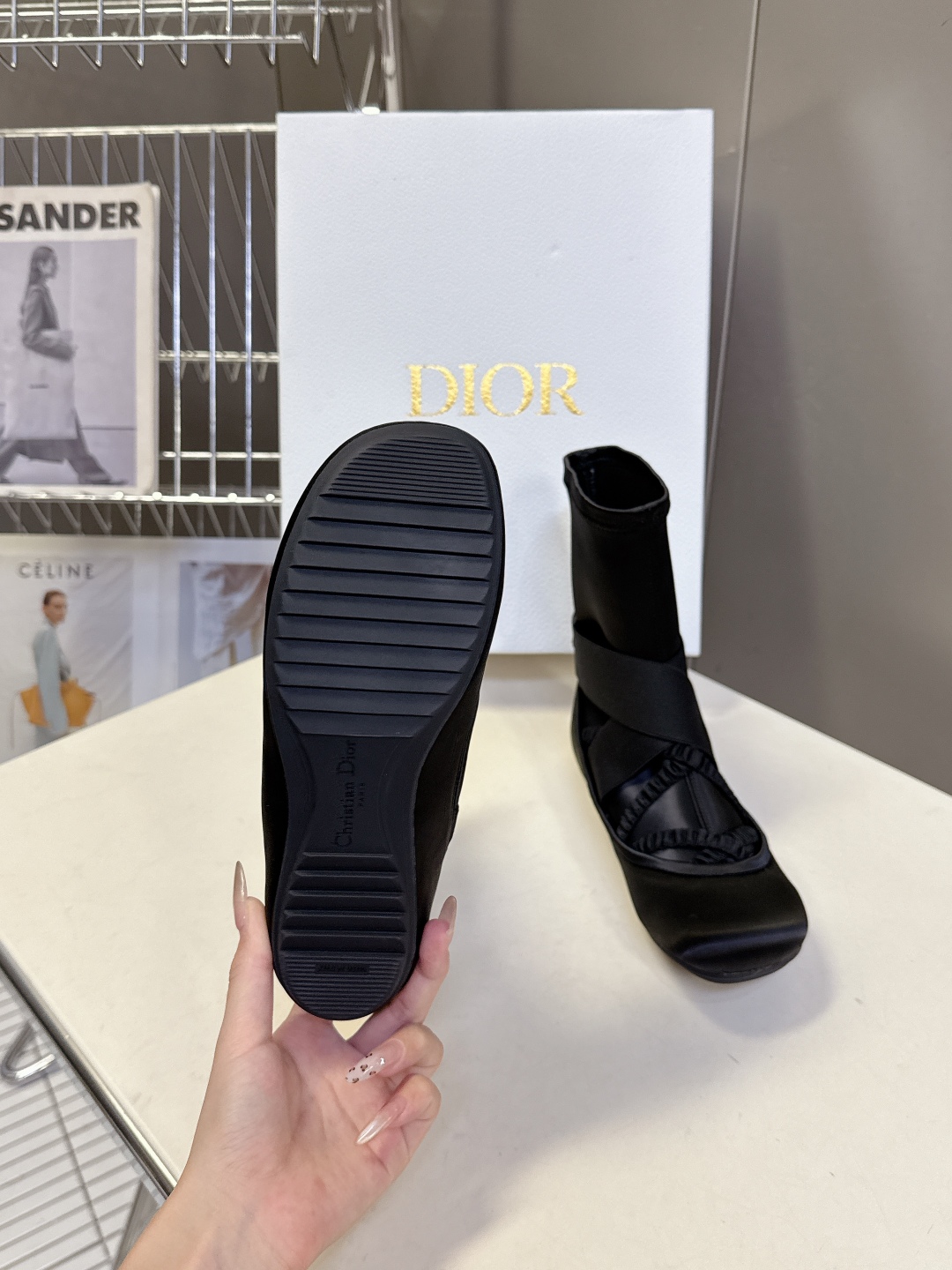  Dior迪奥2025秋冬最新款 芭蕾舞靴                               