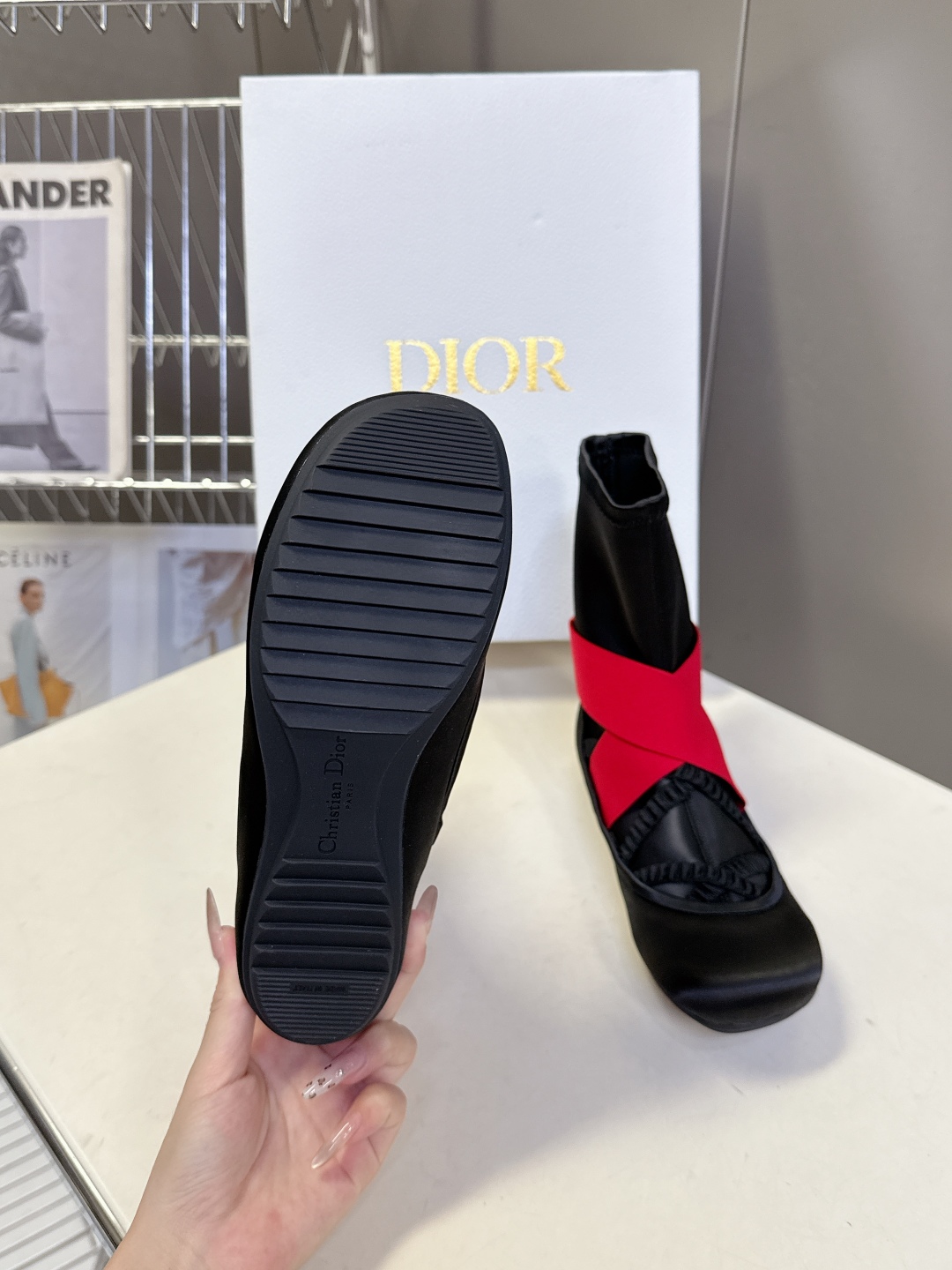  Dior迪奥2025秋冬最新款 芭蕾舞靴                               