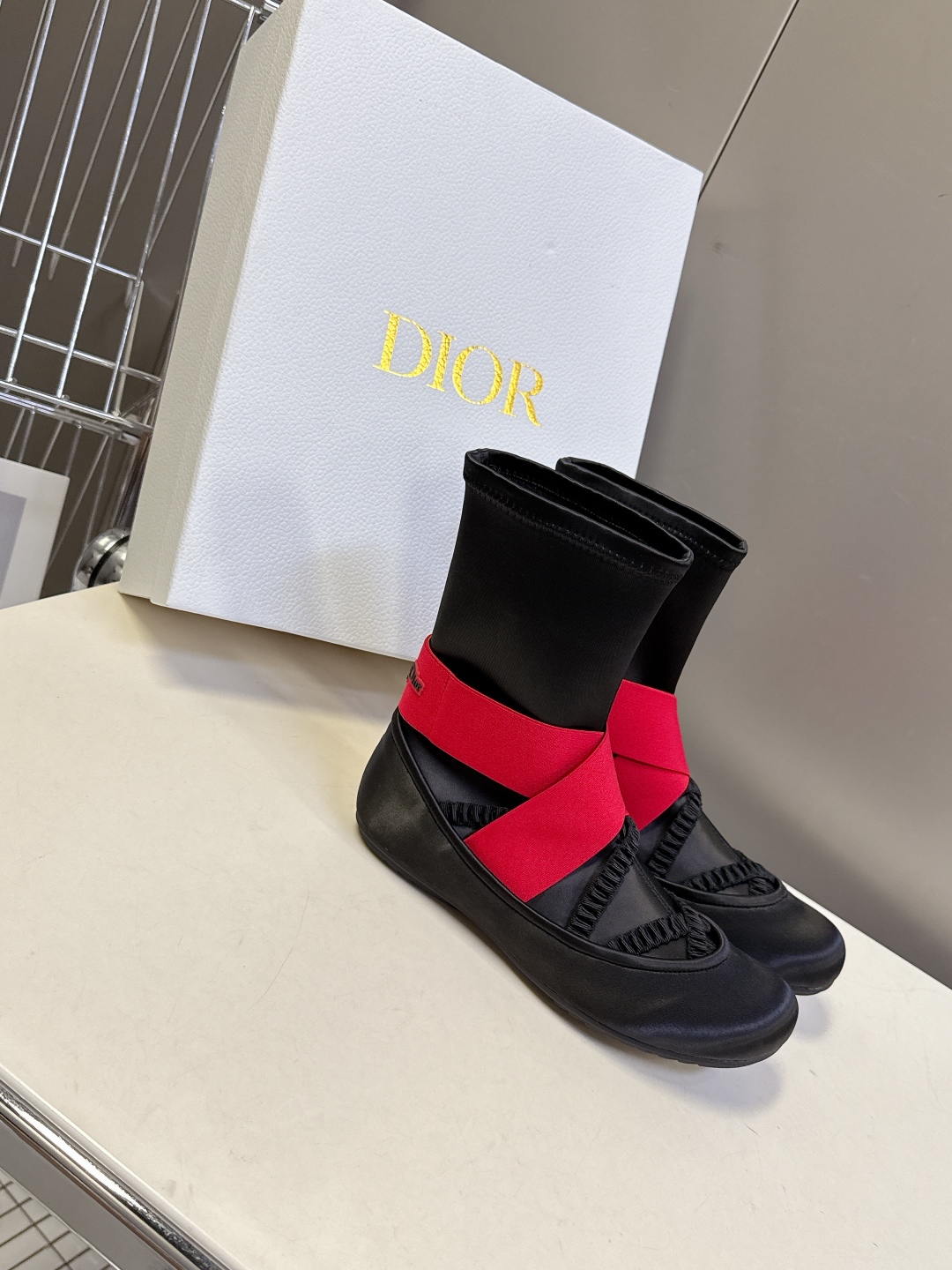  Dior迪奥2025秋冬最新款 芭蕾舞靴                               