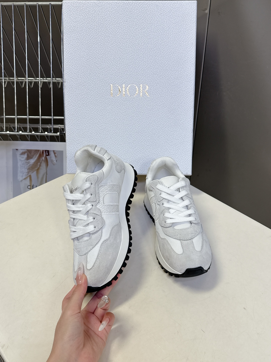  Dior 迪奥最新走秀款休闲阿甘鞋 运动鞋                              