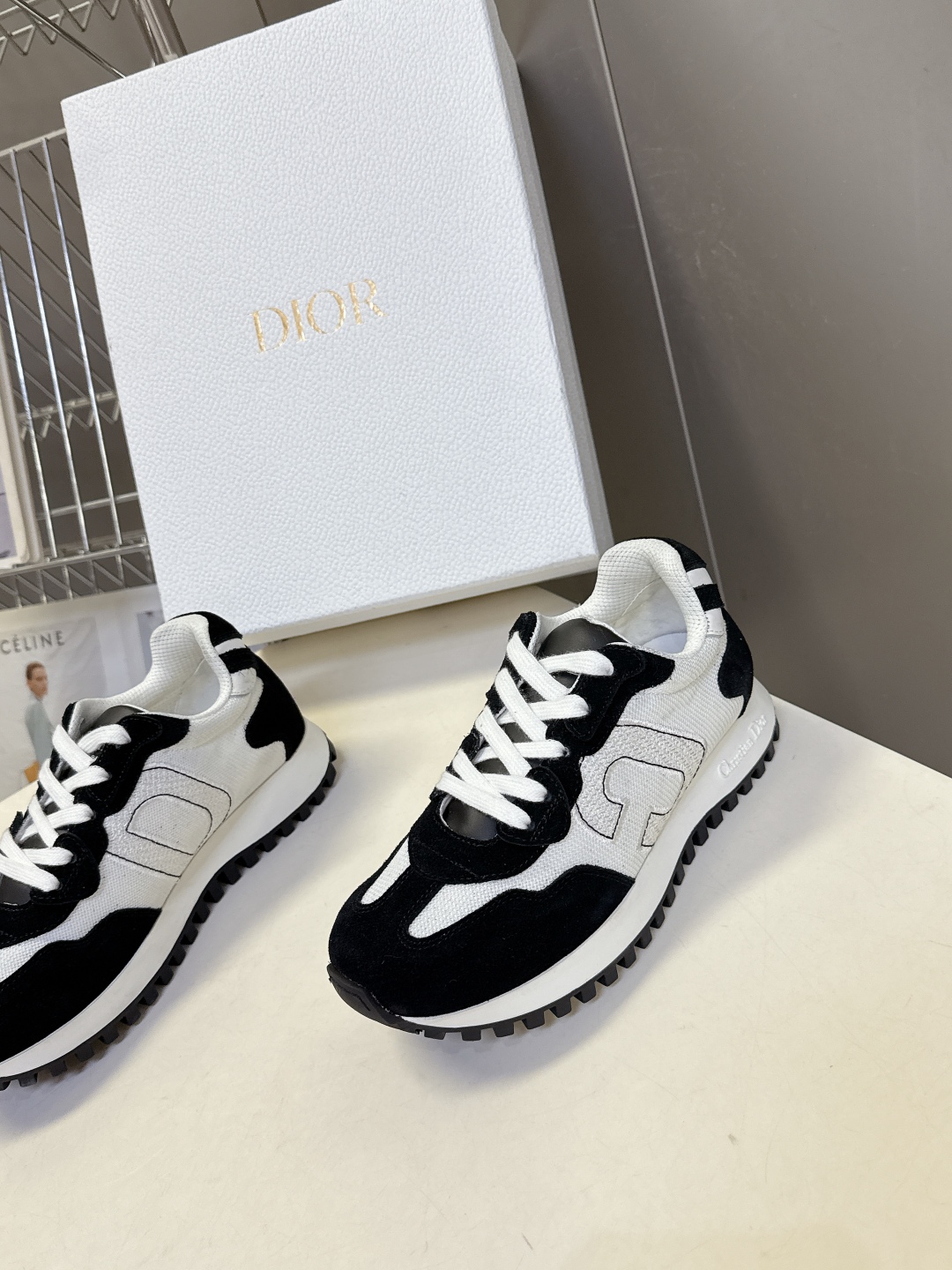  Dior 迪奥最新走秀款休闲阿甘鞋 运动鞋                              