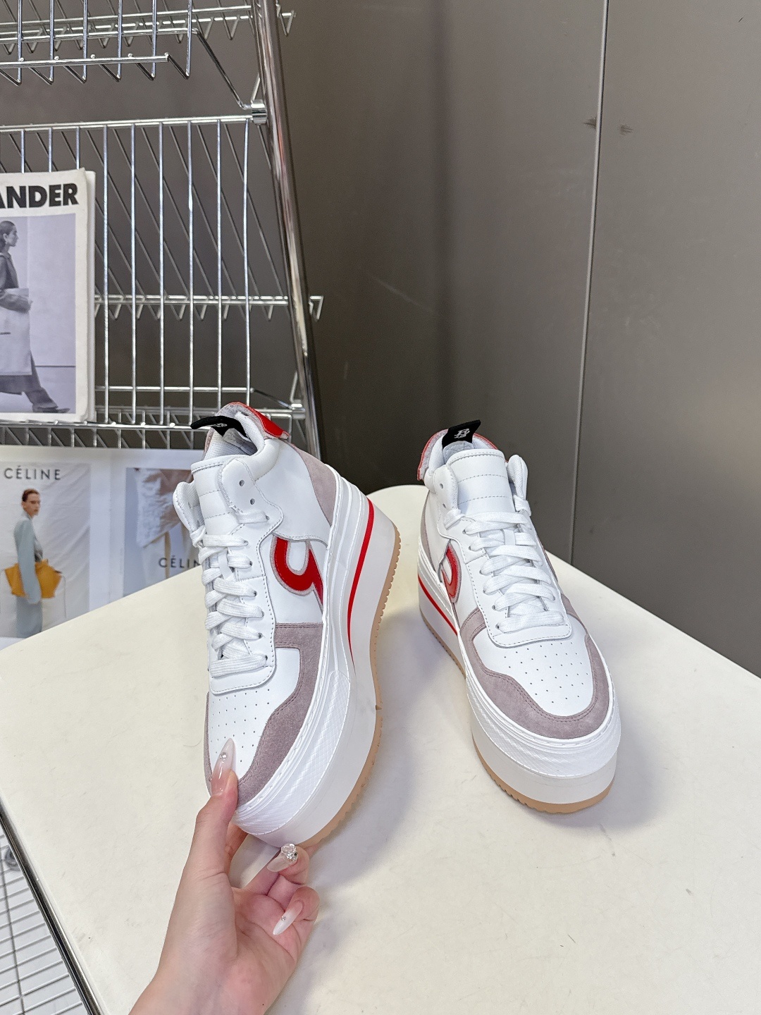 R13小众潮奢品牌最新经典厚底休闲鞋 高帮鞋 设计师Chris Leba在美国纽约创立的潮奢服饰品牌