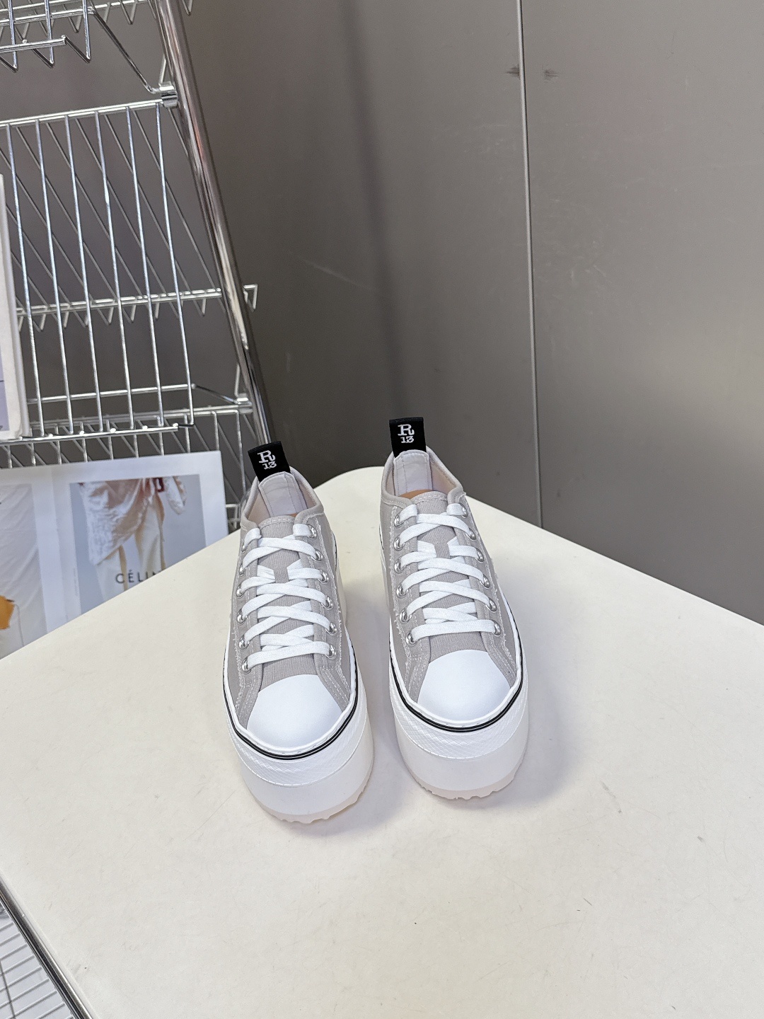 R13小众潮奢品牌最新经典厚底休闲鞋 高帮鞋 设计师Chris Leba在美国纽约创立的潮奢服饰品牌