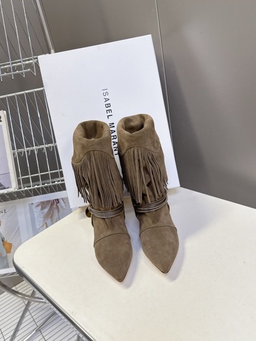 Isabel Marant Stacked Boots: Retro Fringe Design for Year-Round Style 1 Isabel Marant Stacked Boots: Retro Fringe Design for Year-Round Style