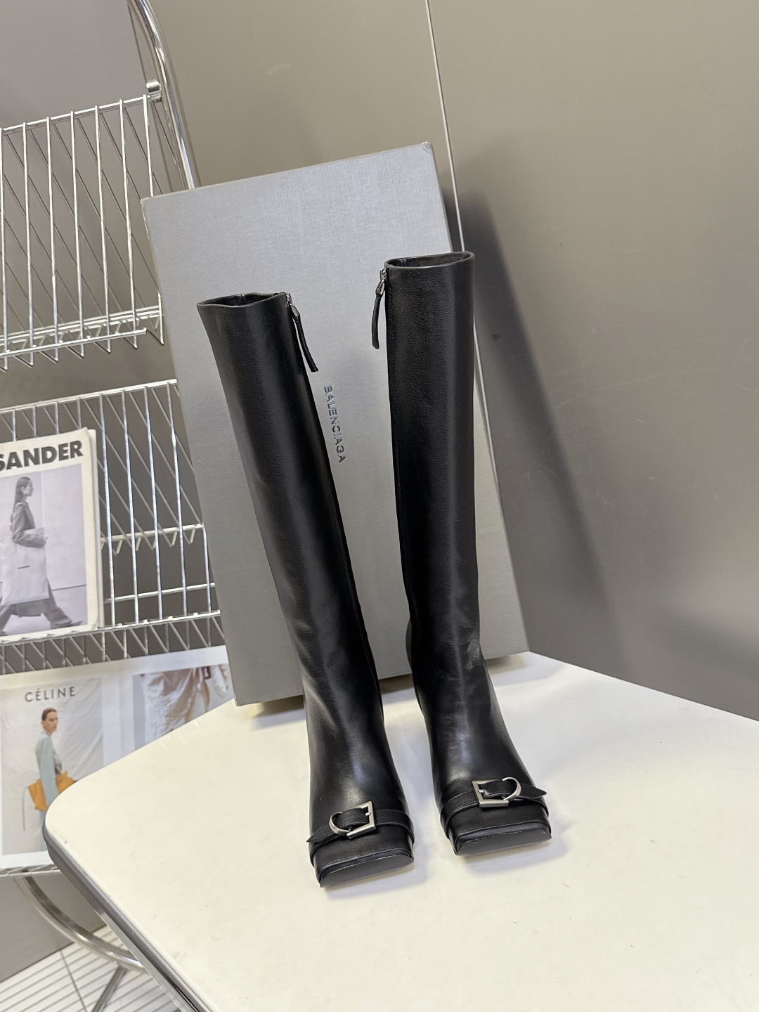 巴黎世家BALENCIAGA2025秋冬最新走秀款长靴 超多明星网红种草 这双B家靴子真是怎么搭怎么好看