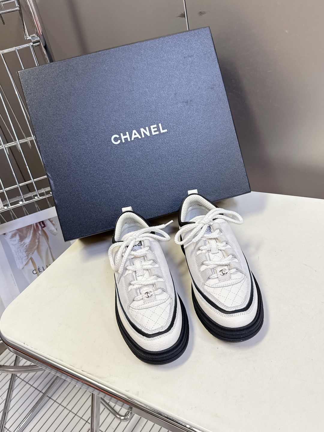 Chanel 香奈儿最新25C休闲运动鞋 原版模具定制 无敌漂亮又好穿 绝对仙女款 超级舒服，配色高级耐