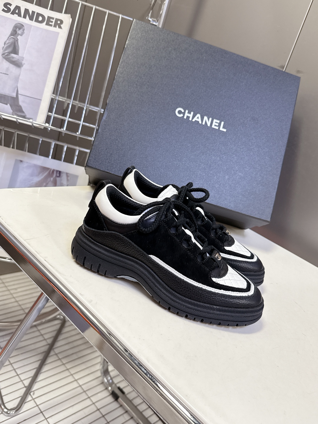 Chanel 香奈儿最新25C休闲运动鞋 原版模具定制 无敌漂亮又好穿 绝对仙女款 超级舒服，配色高级耐