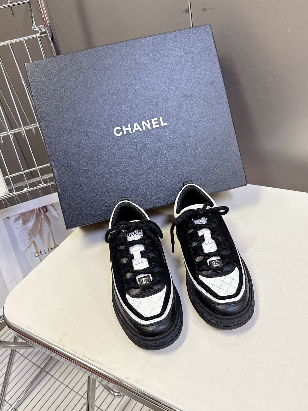 Chanel 香奈儿最新25C休闲运动鞋 原版模具定制 无敌漂亮又好穿 绝对仙女款 超级舒服，配色高级耐