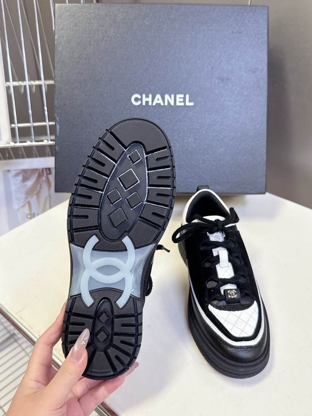 Chanel 香奈儿最新25C休闲运动鞋 原版模具定制 无敌漂亮又好穿 绝对仙女款 超级舒服，配色高级耐