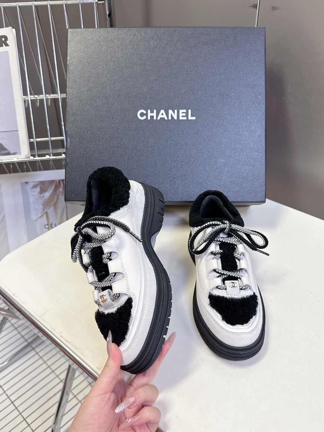 Chanel 香奈儿最新25C休闲运动鞋 原版模具定制 无敌漂亮又好穿 绝对仙女款 超级舒服，配色高级耐