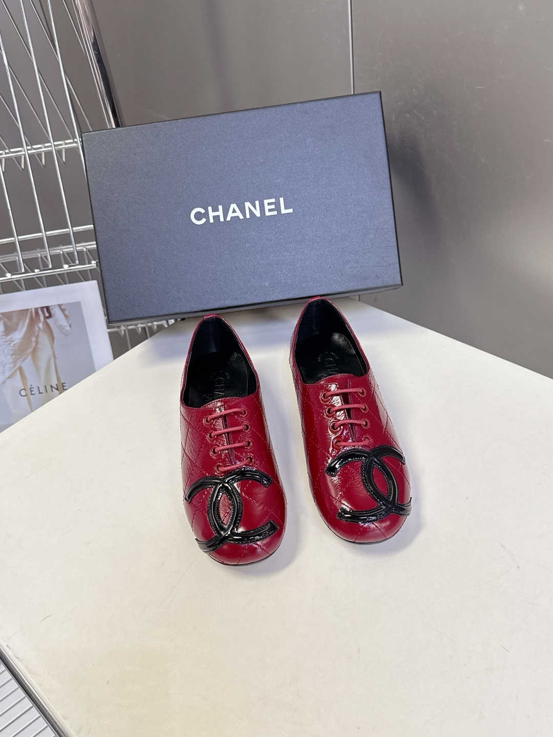 CHANEL香奈儿最新款中古康鹏芭蕾舞皮鞋 超多明星名媛上脚 这款芭蕾舞单鞋第一眼看上就被种草了根据天气