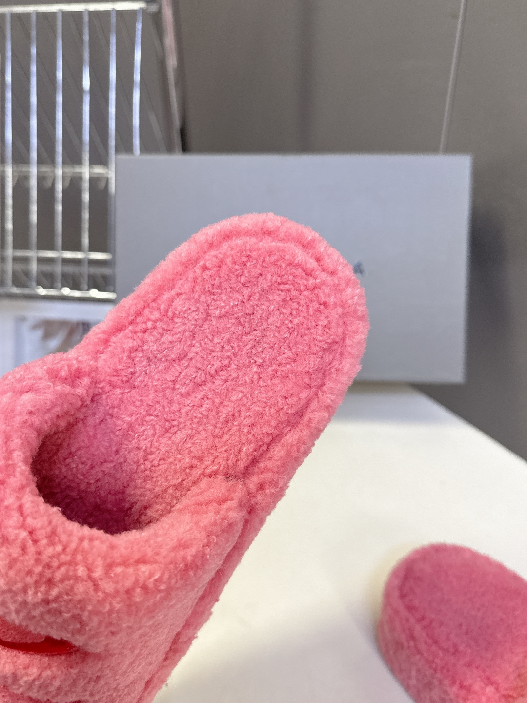 𝐁𝐀𝐋𝐄𝐍𝐂𝐈𝐀𝐆𝐀｜𝐒𝐒 𝐧𝐞𝐰 Balenciaga巴黎世家 新款情侣棉拖爱心刺绣斜纹磨毛棉布面拖鞋